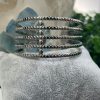 BRAZALETE ACERO COLOR PLATA