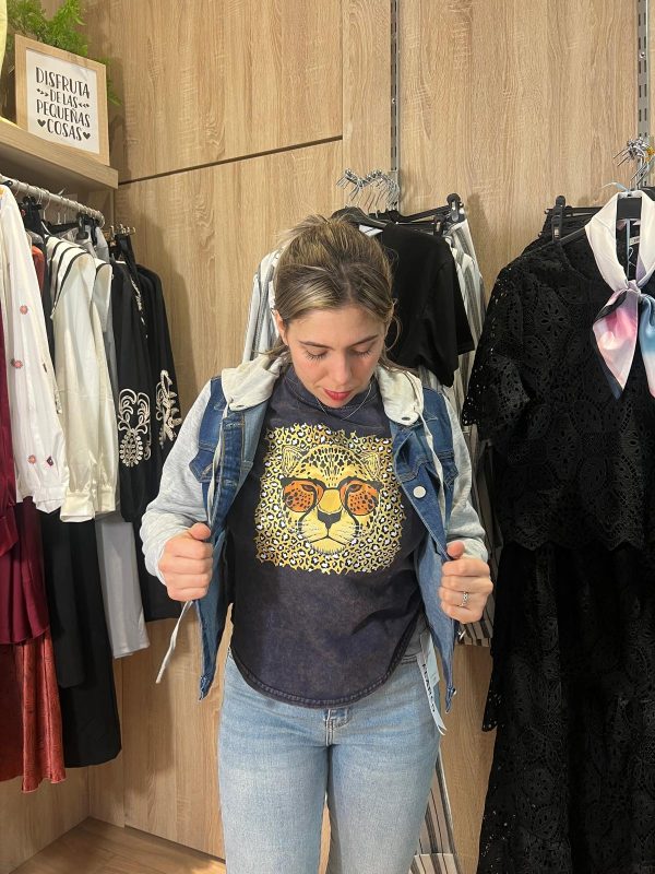 CHAQUETA DENIM COMBINADA - Imagen 2