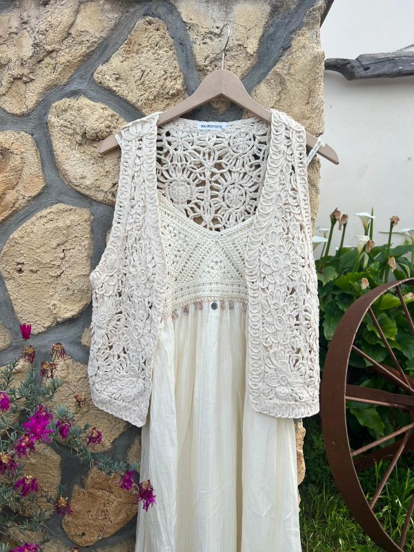 VESTIDO BLANCO SAONA - Imagen 4