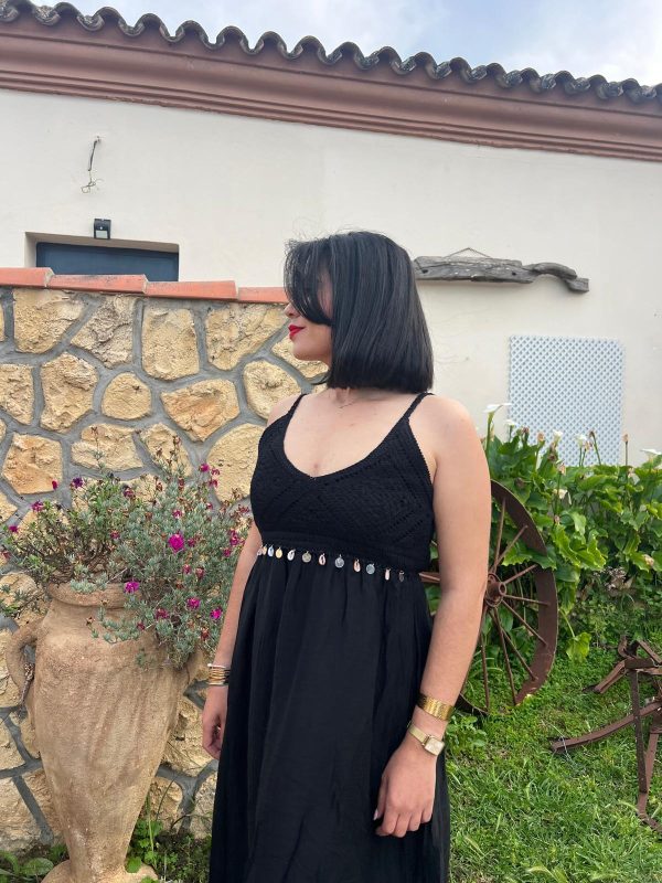 VESTIDO NEGRO SAONA - Imagen 2