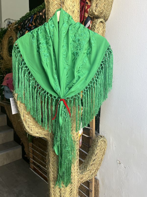 Mantoncillo verde  Andalucía en seda