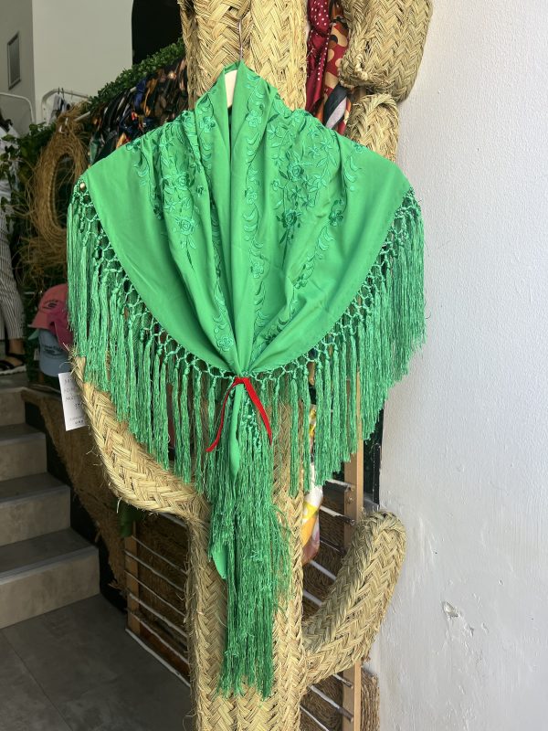 Mantoncillo verde  Andalucía en seda - Imagen 3