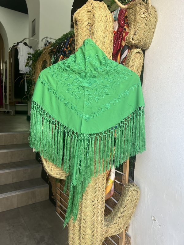 Mantoncillo verde  Andalucía en seda - Imagen 2